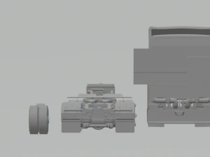 kenworth t408 3D Print Model