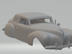 lincoln zephyr continental cabriolet 3D Print Model
