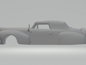 lincoln zephyr continental cabriolet Model Cetak 3D