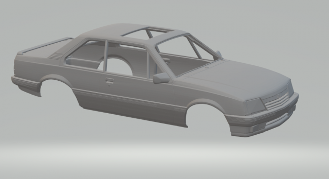 chevrolet monza 2doors 3Dプリントモデル .c4d .max .obj .3ds .fbx .stl .blend 