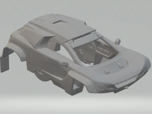 Peugeot 2008 dakar rally 3D Print Model