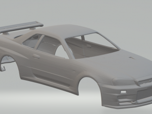 skyline gt-r r34 3D Print Model