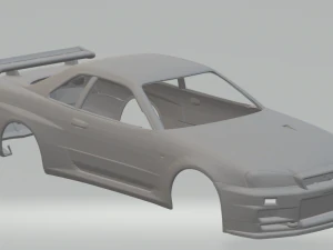 horizonte gt-r r34 Modelo de Impressão 3D
