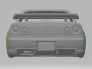 skyline gt-r r34 3D Print Model