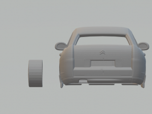 citroen c6 Model Cetak 3D