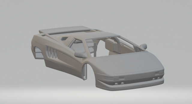 cizeta v16t 3D Print Model .c4d .max .obj .3ds .fbx .stl .blend 
