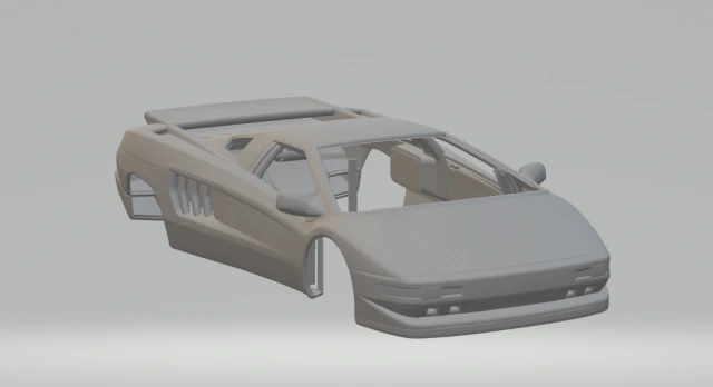 cizeta v16t 3D Print Model .c4d .max .obj .3ds .fbx .stl .blend