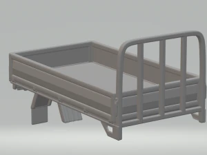 dry cargo truck bed Model Cetak 3D