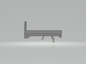 dry cargo truck bed 3D-printmodel
