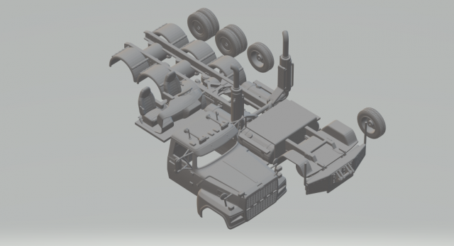 tl9000 8x4 3D Print Model .c4d .max .obj .3ds .fbx .stl .blend