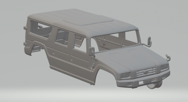 toyota mega cruiser 96 3D Принт Модель .c4d .max .obj .3ds .fbx .stl .blend 
