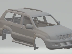 toyota land cruiser prado 2009 Modello di stampa 3D