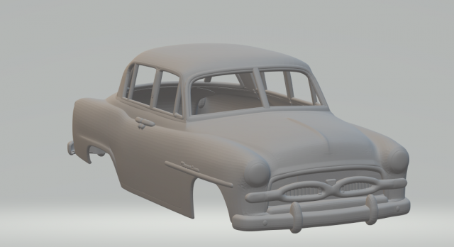 toyota crown 1955 Modello di stampa 3D .c4d .max .obj .3ds .fbx .stl .blend 