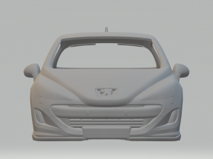 peugeot 308 3D Baskı Modeli