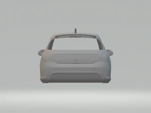peugeot 308 3D Print Model