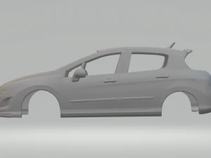 peugeot 308 3D Print Model