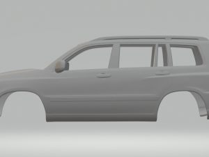 toyota highlander 2003 3D 打印模型