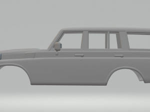toyota land cruiser 75 3D Baskı Modeli