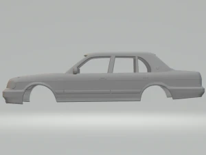 toyota crown 1991 3D Print Model