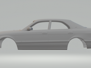toyota crown 1993 3D printmodel