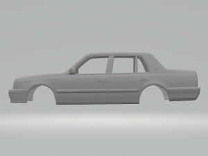 toyota crown comfort 1995 3D 프린트 모델