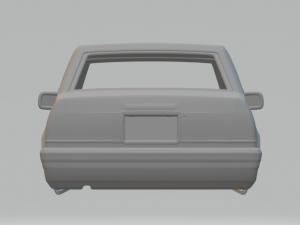 toyota crown comfort 1995 3D 프린트 모델