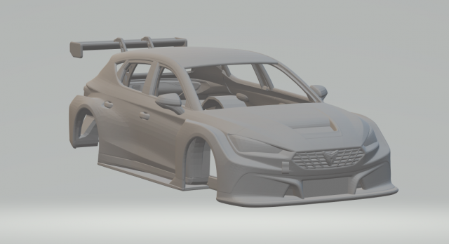cupra tcr 3D Принт Модель .c4d .max .obj .3ds .fbx .stl .blend 