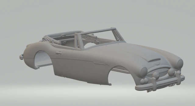 1965 austin-healey 3000 series iii 3D Print Model .c4d .max .obj .3ds .fbx .stl .blend