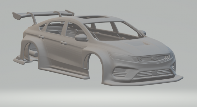 geely bin rui 3Dプリントモデル .c4d .max .obj .3ds .fbx .stl .blend 
