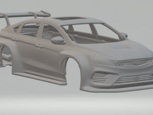geely bin rui 3Dプリントモデル