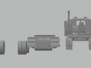 western star 4900sa 3D Print Model