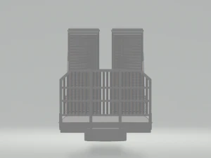 flatbed transport truck 3D Print Model
