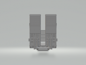 flatbed transport truck 3D 프린트 모델