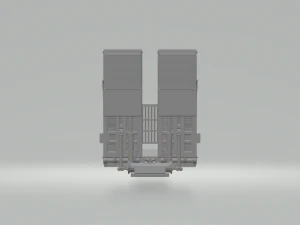 flatbed transport truck 3D Print Model