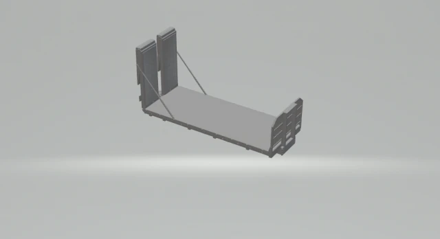 flatbed transport truck 3D Print Model .c4d .max .obj .3ds .fbx .stl .blend 