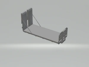 caminh&atilde;o de transporte de mesa Modelo de Impressão 3D