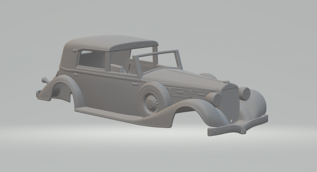 delage d8 1936 Modelo de impresión 3D .c4d .max .obj .3ds .fbx .stl .blend 