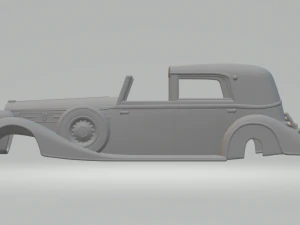 delage d8 1936 3D Print Model