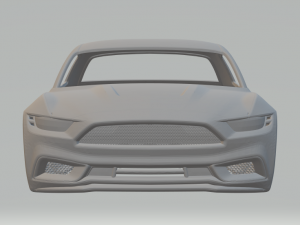 mustang notchback 2017 3D Принт Модель
