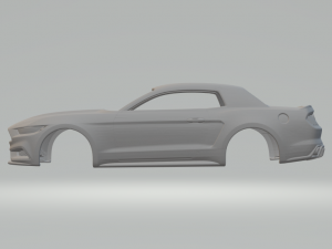mustang notchback 2017 3D Принт Модель