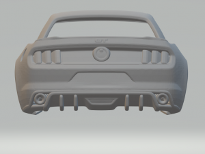 mustang notchback 2017 3D Принт Модель