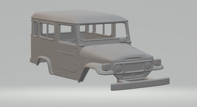 toyota land cruiser j40 hard top bj44v 1979 Modèles 3D en vedette .c4d .max .obj .3ds .fbx .stl .blend