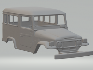 toyota land cruiser j40 hard top bj44v 1979 3D-Druckmodell