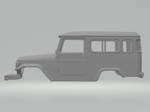 toyota land cruiser j40 hard top bj44v 1979 Modèles 3D en vedette