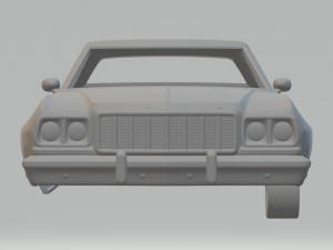 gran torino hardtop 74 3D Print Model