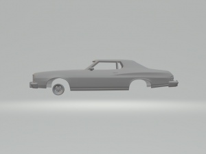 gran torino hardtop 74 3D Print Model