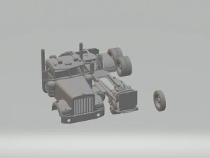cabine diurna kenworth w900a Modelo de Impressão 3D