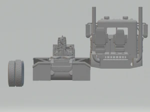 kenworth w900a day cab 3D Print Model