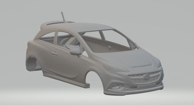 vauxhall corsa vxr 3D प्रिंट मॉडल .c4d .max .obj .3ds .fbx .stl .blend 