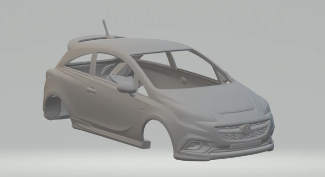 vauxhall corsa vxr 3D Print Model .c4d .max .obj .3ds .fbx .stl .blend 
